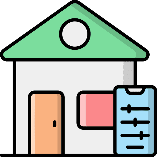 Home control home security smart house secure icon