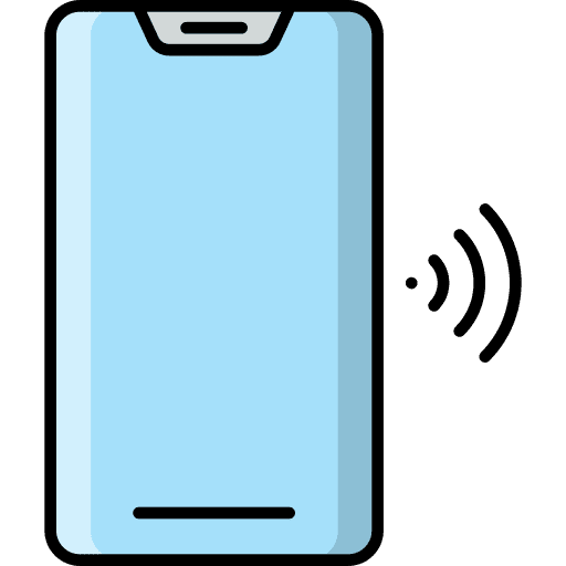 Nfc mobile phone smart technology electronics icon