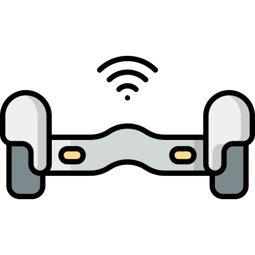 Hoverboard hoverboard transport electronics icon