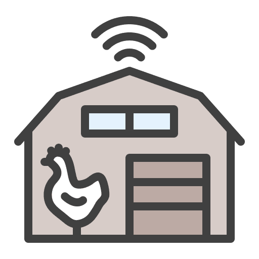 Farm smart wi fi industry icon