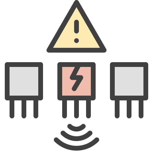 Malfunctioning malfunctioning error processors icon
