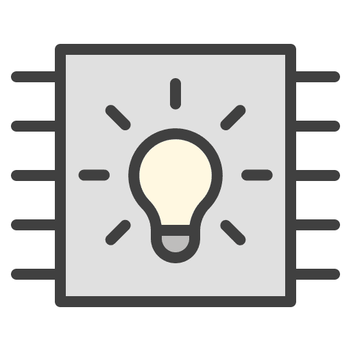 Microchip micro controller smart home icon
