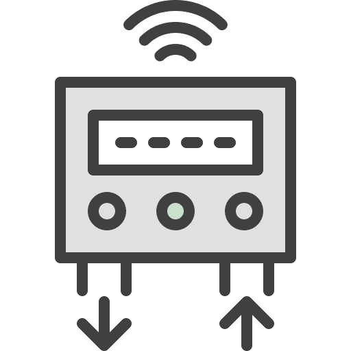 Sensor smart wi fi measure icon