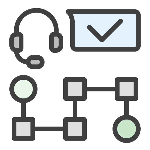 Support business and finance agile learning icon