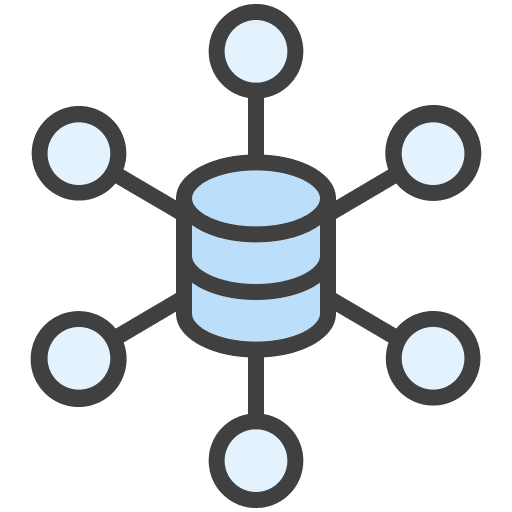 Data exchange industry server exchange icon