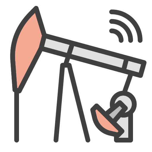 Oil pump drill industrial pump icon
