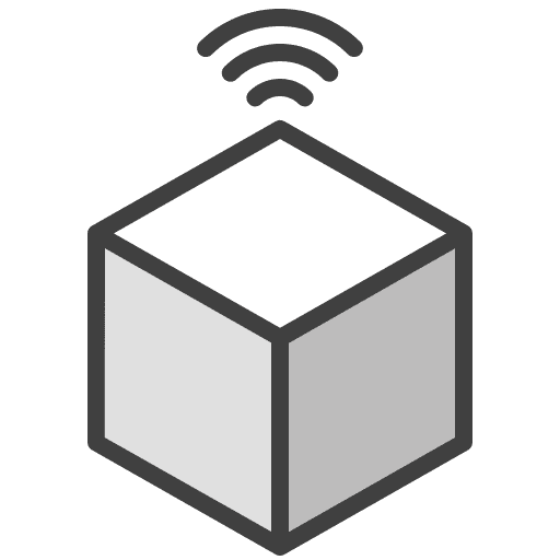 Position box cube object icon