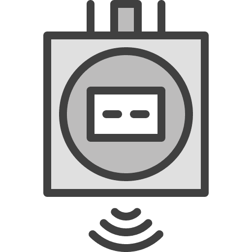 Sensor internet of things industry wi fi icon