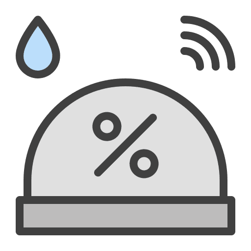 Humidity sensor control climate wi fi icon