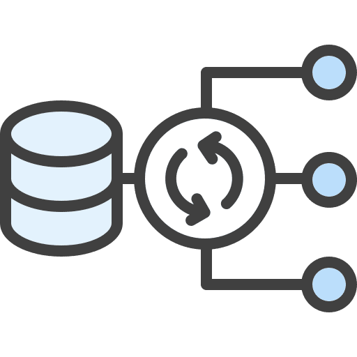Sync sync server database icon