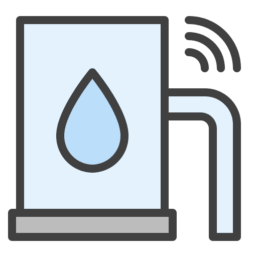 Water tank water industry iot icon