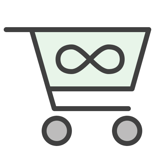 Cart cart basket endless icon
