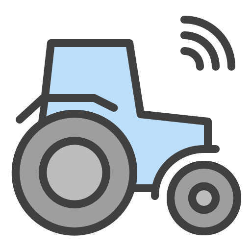 Tractor tractor wi fi industry icon