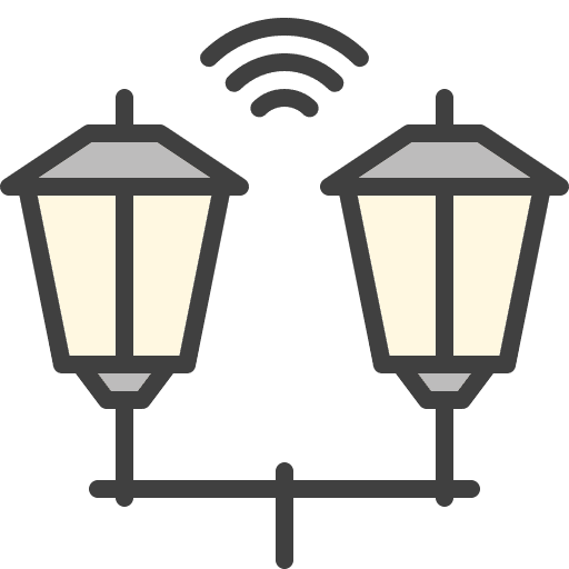 Street light industry lamp street lamps icon