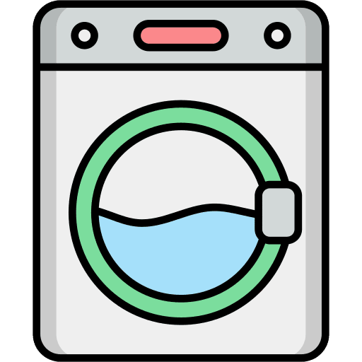 Washing machine housekeeping furniture and household electronics icon