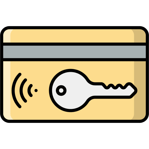 Key card security key card hotel key icon Key card security key card hotel key icon