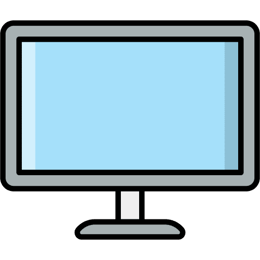 Monitor technology tv electronics icon Monitor technology tv electronics icon