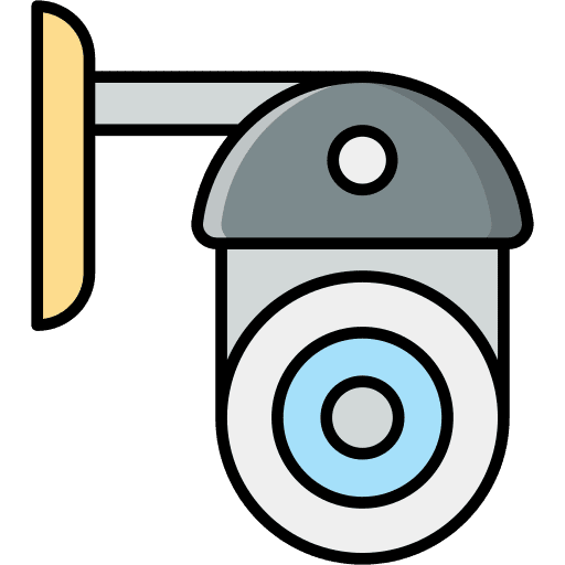 Cctv camera surveillance record security camera icon Cctv camera surveillance record security camera icon