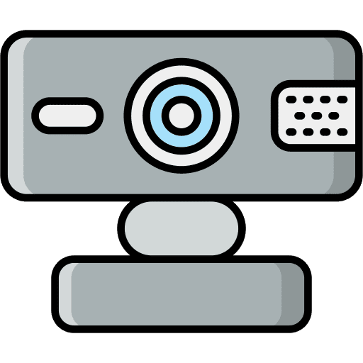 Webcam electronics webcam web camera icon Webcam electronics webcam web camera icon