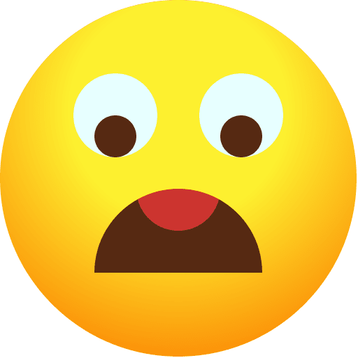 Shocked smiley shocked emoticons icon