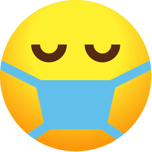 Sick smiley people emoticon symbol icon