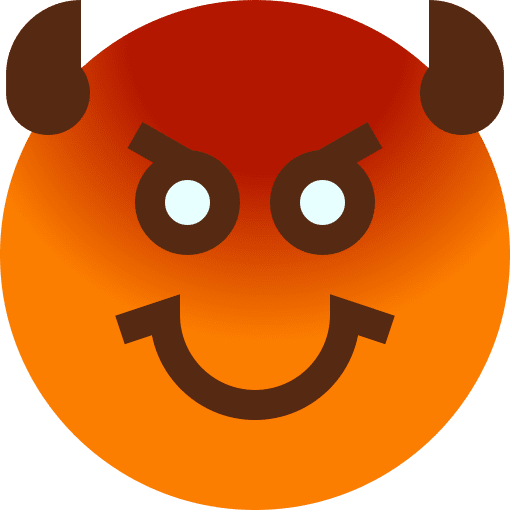 Devil smileys devil satan icon
