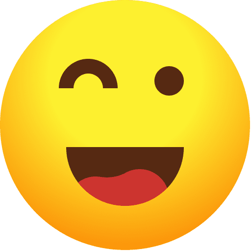 Wink emoticon wink face icon