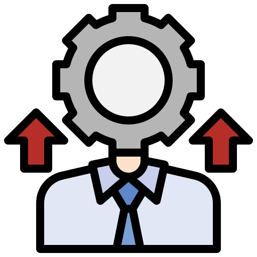 Self improvement engineer business and finance job icon Self improvement engineer business and finance job icon