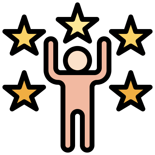 Winner success achievement humanpictos icon Winner success achievement humanpictos icon