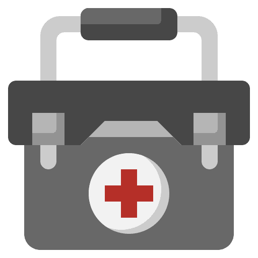 First aid kit doctor medicine first aid bag icon First aid kit doctor medicine first aid bag icon