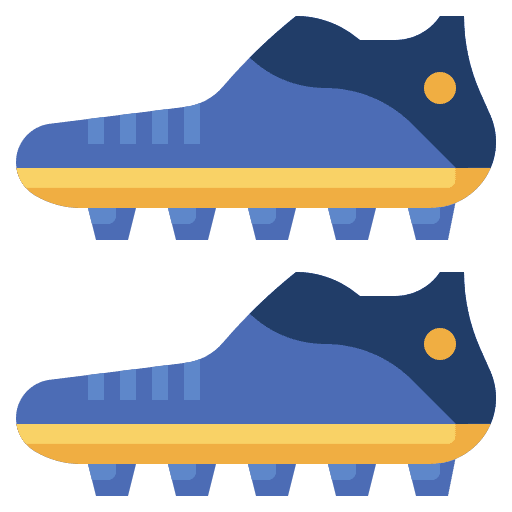 Football boots soccer game soccer boots footwear icon Football boots soccer game soccer boots footwear icon