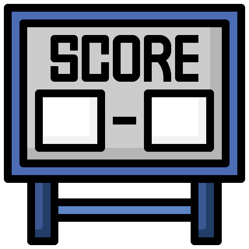 Scoreboard gridiron football scoreboard stadium icon