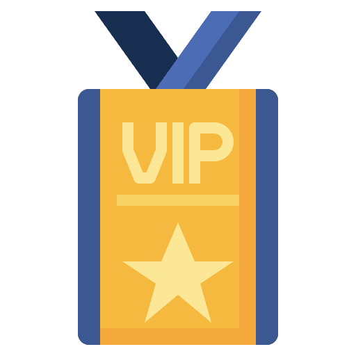 Vip pass badge entertainment exclusive icon Vip pass badge entertainment exclusive icon
