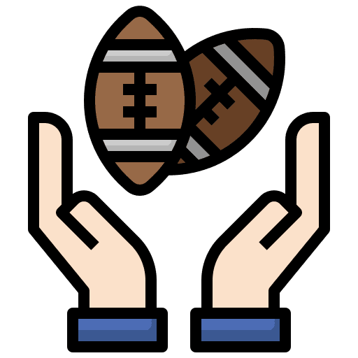 Protection sports and competition protection catch icon