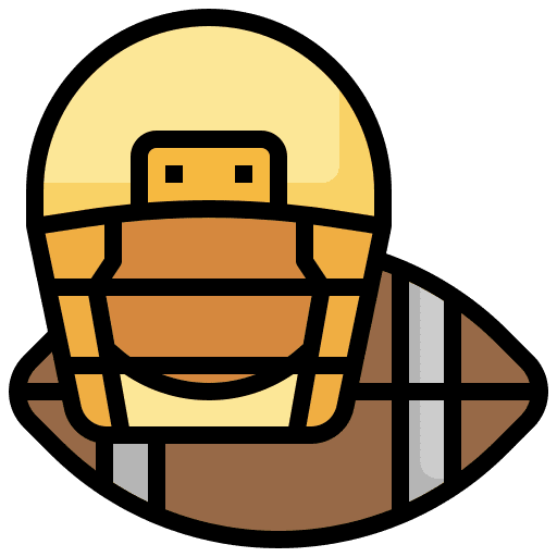 Security american football gridiron football security icon