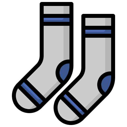 Sock sock rugby feet icon