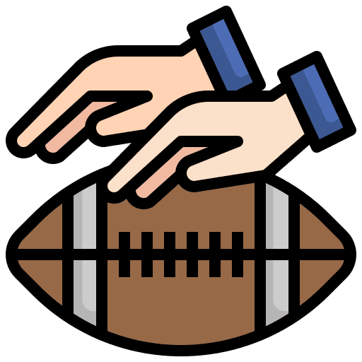 Team sport hand rugby sports and competition icon