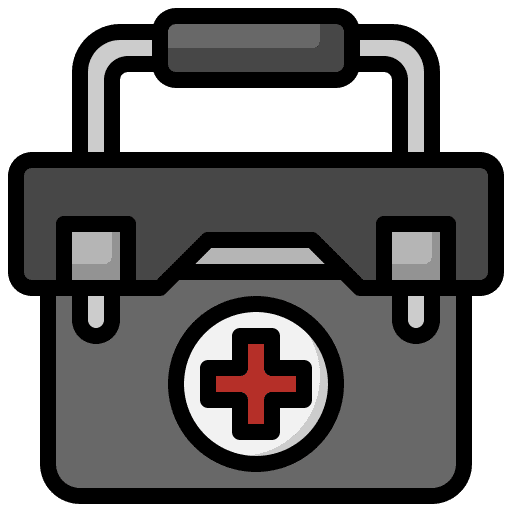 First aid kit first aid kit medical equipment briefcase icon