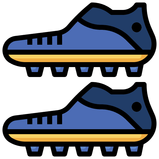 Football boots sports and competition football boots football game icon