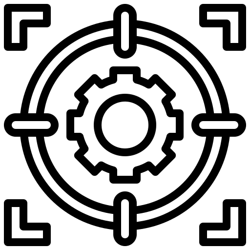 Target ui tracking gear icon