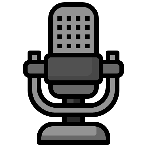 Microphone microphone music and multimedia brand icon Microphone microphone music and multimedia brand icon