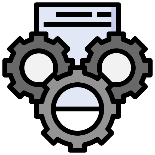 Setting guide mechanic setting icon Setting guide mechanic setting icon