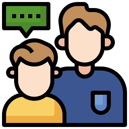 Conversation support communication chat icon Conversation support communication chat icon