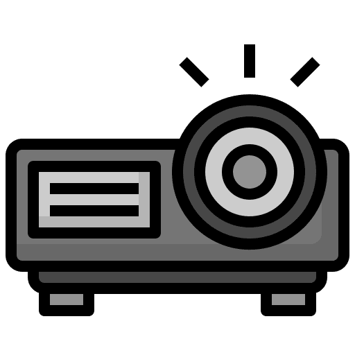 Projector device cinema projector icon Projector device cinema projector icon