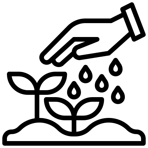 Seeds hand environment gardening icon