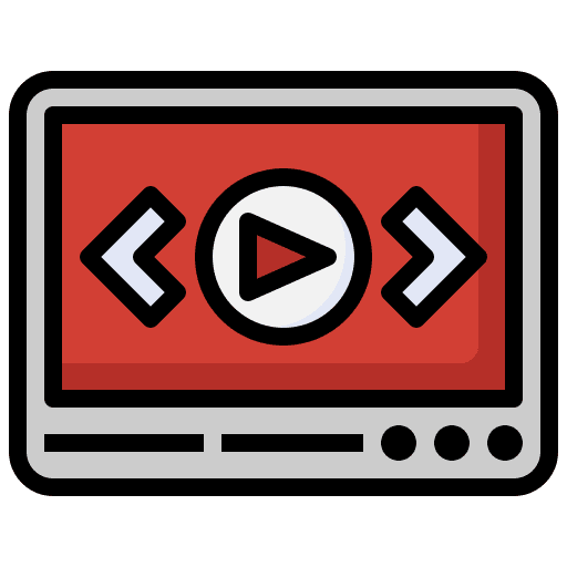 Slideshow music and multimedia presentation interface icon Slideshow music and multimedia presentation interface icon