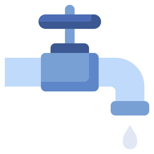 Tap water pipe tap weather icon