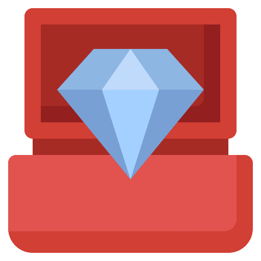 Gem jewelry fashion gem icon