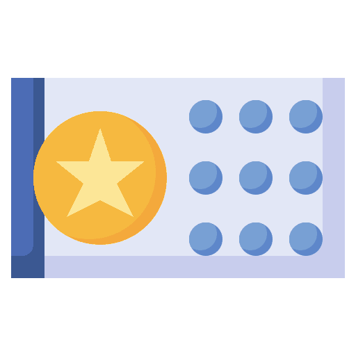 Stamp coffee stamp card icon