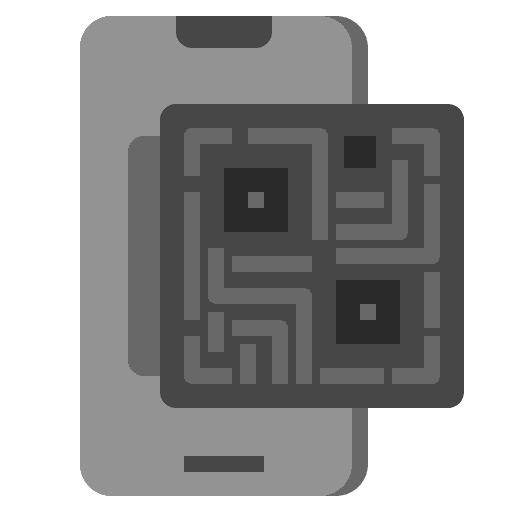 Qr code qr code barcode mobile icon